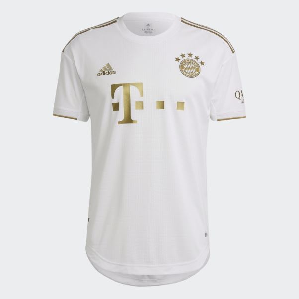 Maillot Fc Bayern Extérieur Authentique 22/23 Blanc Adidas