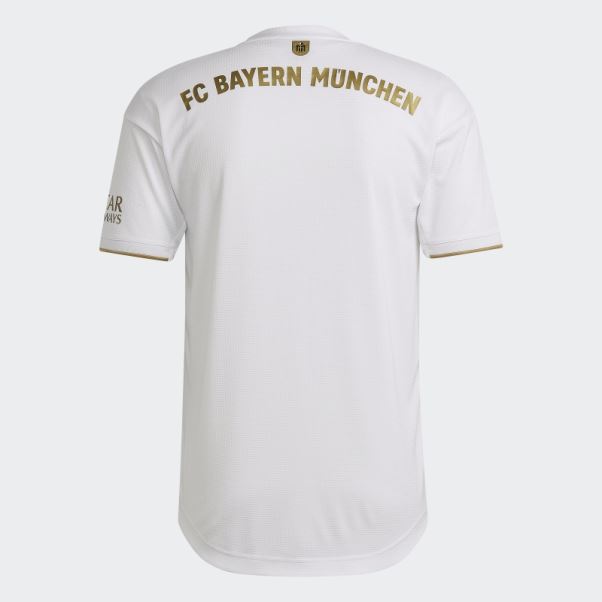 Maillot Fc Bayern Extérieur Authentique 22/23 Blanc Adidas