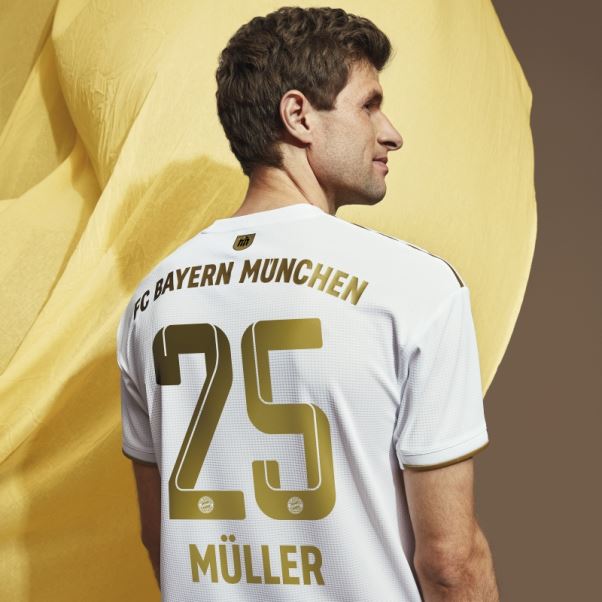 Maillot Fc Bayern Extérieur Authentique 22/23 Blanc Adidas
