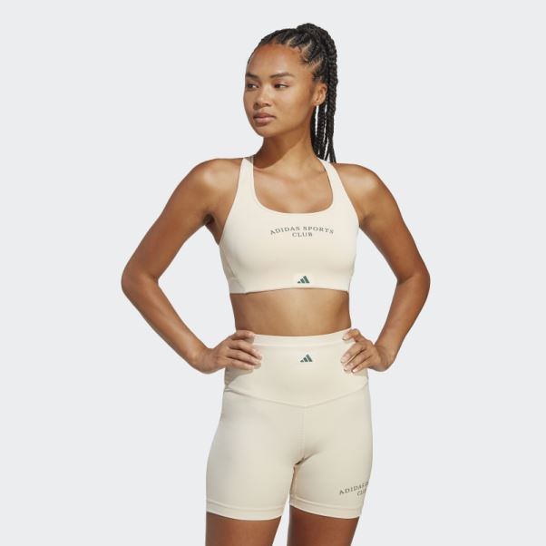 Soutien-gorge à Maintien Moyen Sports Club En Lin Adidas