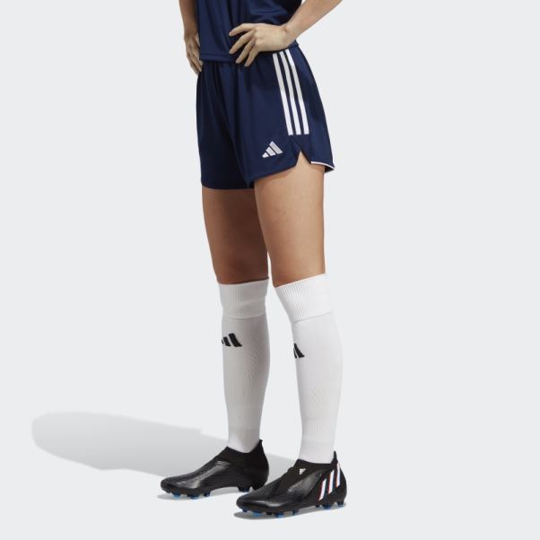 Short Tiro 23 League Adidas Bleu Marine