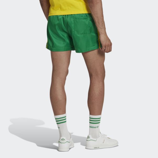 Adidas Short Tissé Vert
