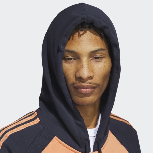 Veste De Survêtement à Capuche En Polaire Sst Adidas Hazy Cuivre