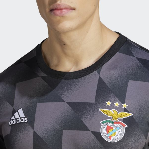 Maillot Pré-match Benfica Gris Adidas
