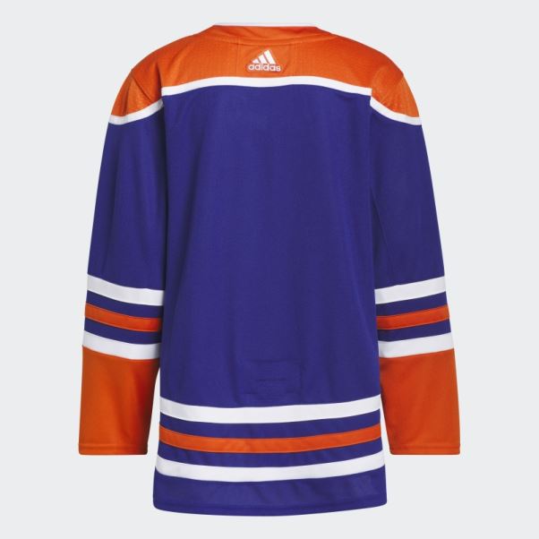 Maillot Oilers Domicile Authentique Royal 08 CCM-SLD Adidas