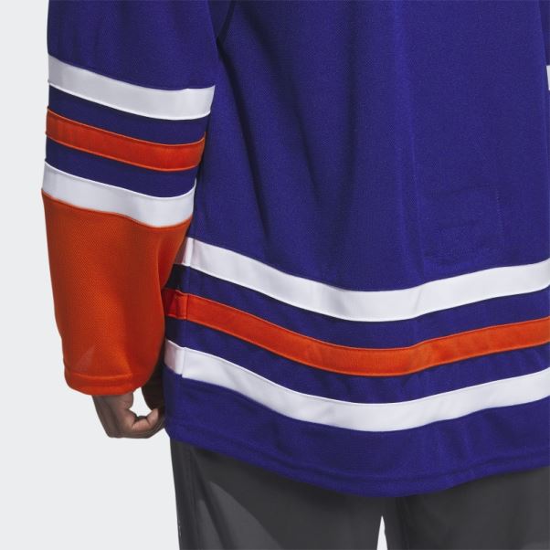 Maillot Oilers Domicile Authentique Royal 08 CCM-SLD Adidas
