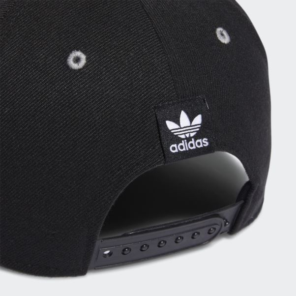 Chapeau Moderne Pré-incurvé Noir Adidas
