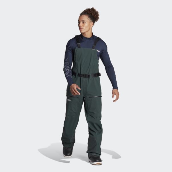 Pantalon De Survetement Terrex 3layer Gore Tex Snow Vert Adidas