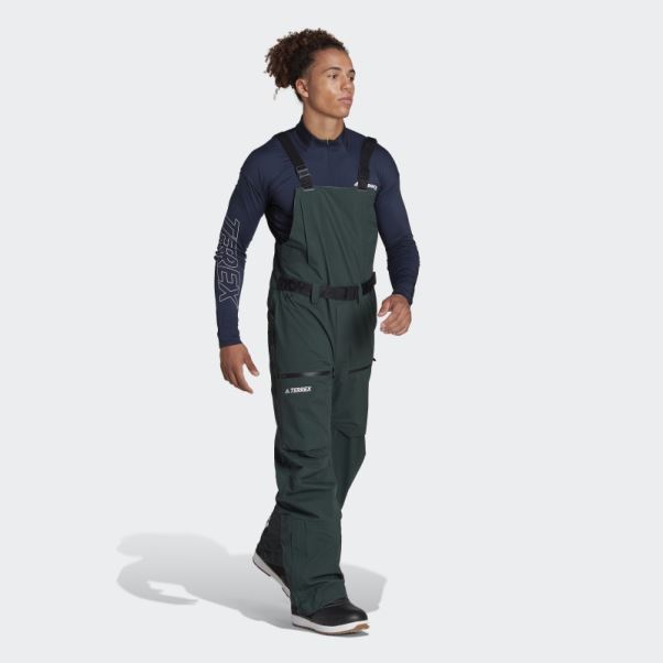 Pantalon De Survetement Terrex 3layer Gore Tex Snow Vert Adidas