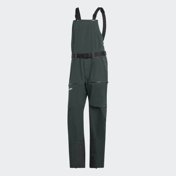 Pantalon De Survetement Terrex 3layer Gore Tex Snow Vert Adidas