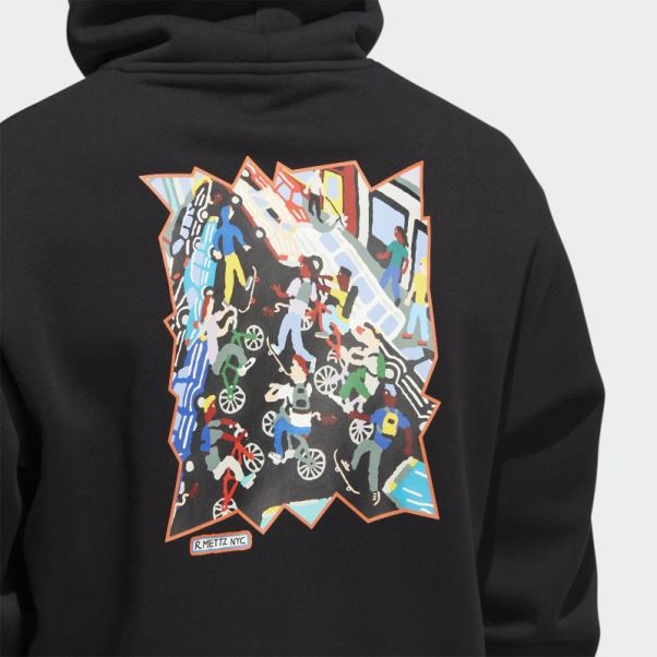Mettz Mobbing Sweat à Capuche (neutre) Noir Adidas