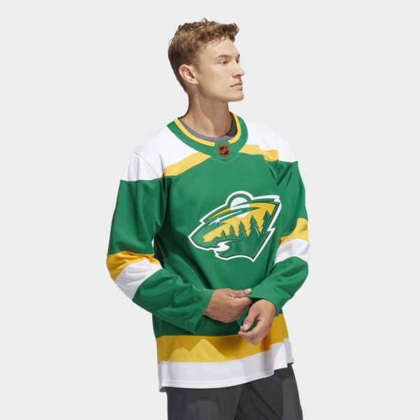 Adidas Maillot Wild Authentique Reverse Wordmark Vert Moyen