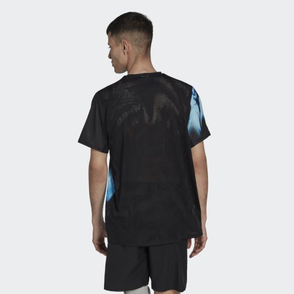 T-shirt Graphique Adidas Fast Noir