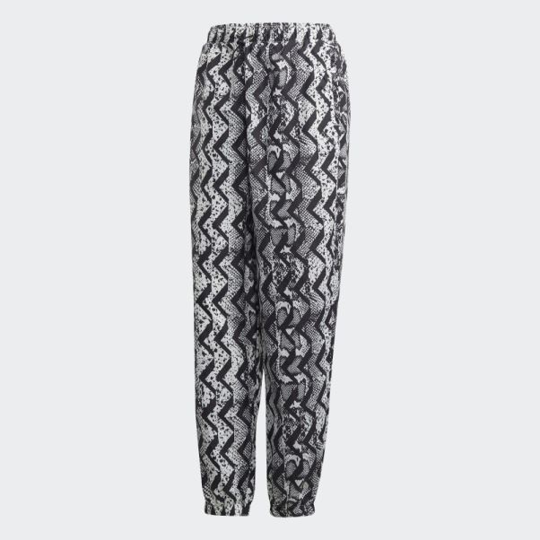 Pantalon De Survêtement Imprimé Allover Noir Adidas