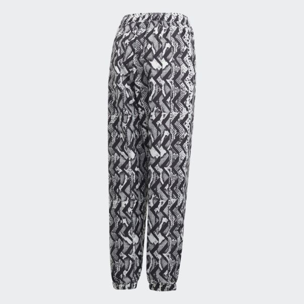 Pantalon De Survêtement Imprimé Allover Noir Adidas