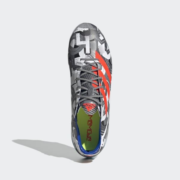 Adidas Gamemode Crampons De Football Pour Terrain Ferme Rouge