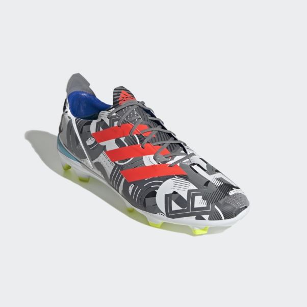 Adidas Gamemode Crampons De Football Pour Terrain Ferme Rouge