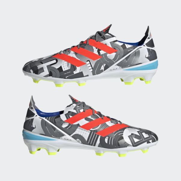 Adidas Gamemode Crampons De Football Pour Terrain Ferme Rouge