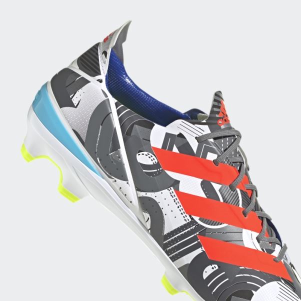 Adidas Gamemode Crampons De Football Pour Terrain Ferme Rouge