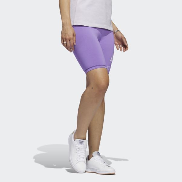 Short De Vélo Adidas Sport Statement Violet