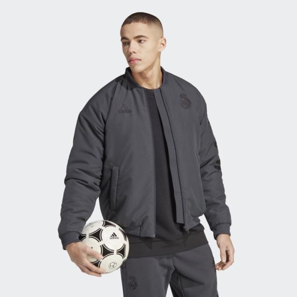 Veste Matelassée Real Madrid Chinese Story En Carbone Adidas