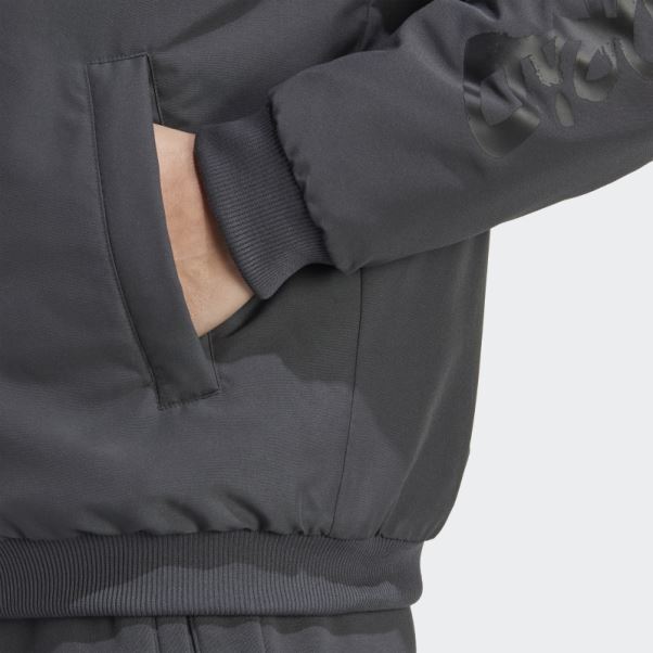 Veste Matelassée Real Madrid Chinese Story En Carbone Adidas