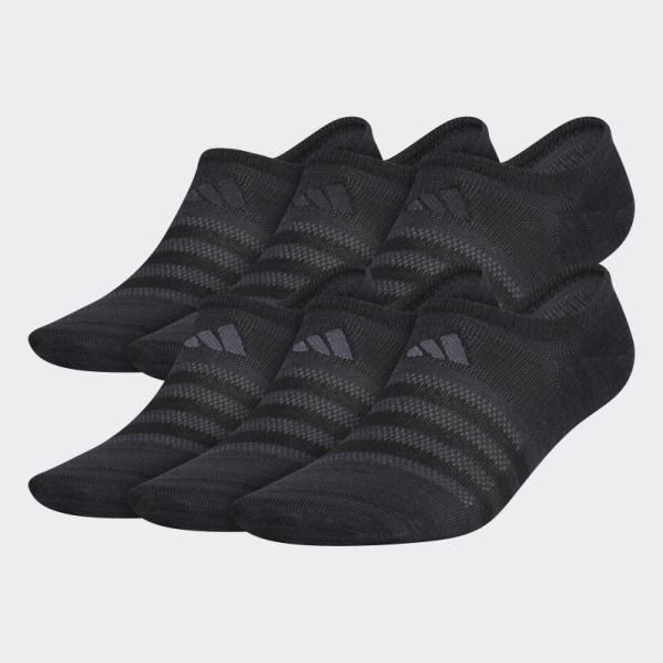 Adidas Superlite Super-no-show Chaussettes 6 Paires Noir