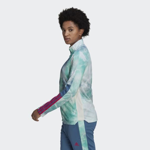Veste De Survêtement Tiro Bleu Altéré Adidas