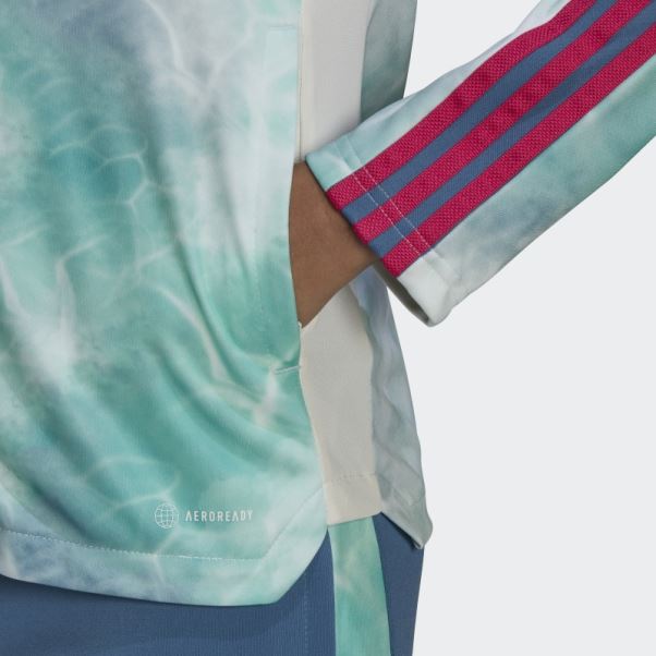 Veste De Survêtement Tiro Bleu Altéré Adidas