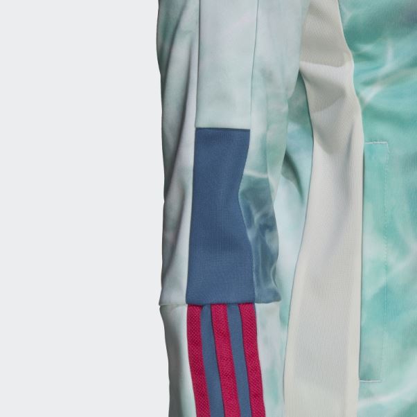 Veste De Survêtement Tiro Bleu Altéré Adidas