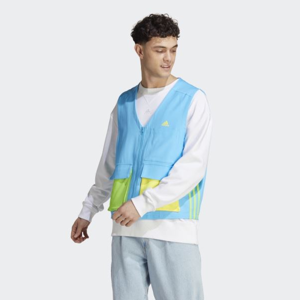 Adidas Kidcore Gilet Utilitaire Sky Rush