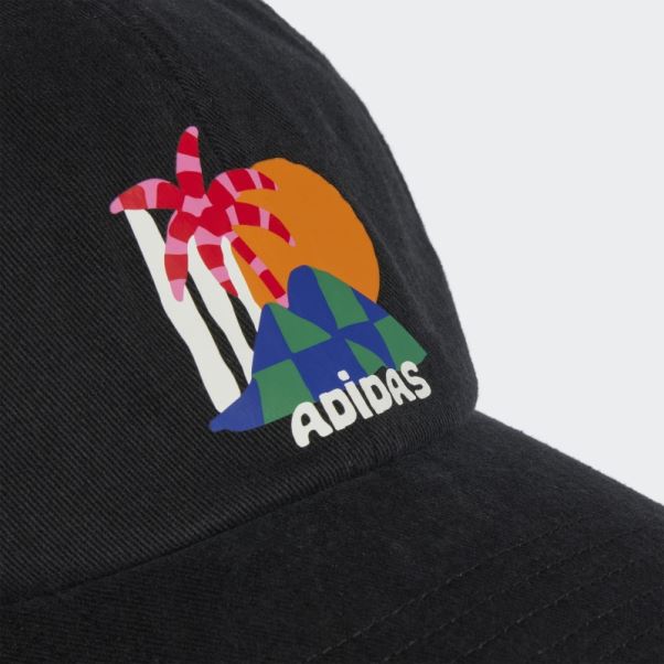 Casquette De Baseball Adidas X Farm Rio Noir