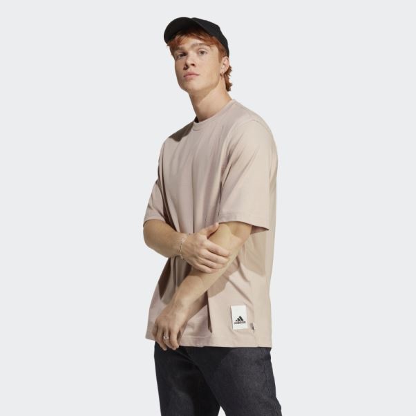 T-shirt Lounge Taupe Adidas