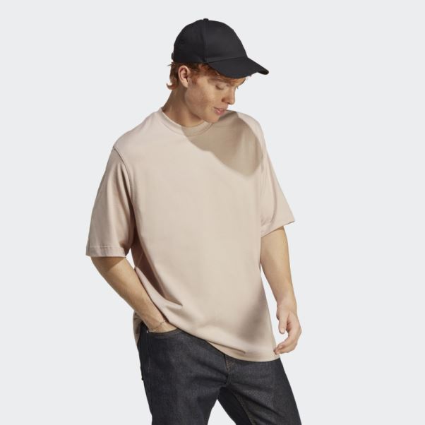 T-shirt Lounge Taupe Adidas