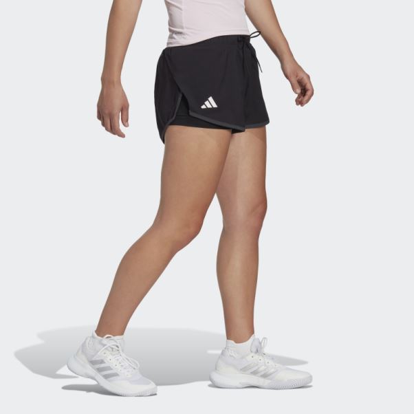 Short De Tennis Adidas Club Noir