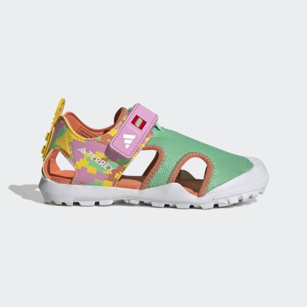 Adidas Terrex X Lego Capitaine Toey Sandales Lueur Verte