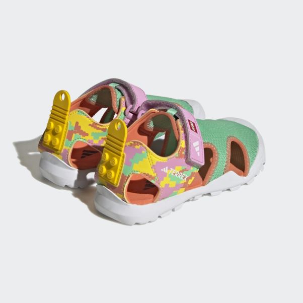 Adidas Terrex X Lego Capitaine Toey Sandales Lueur Verte
