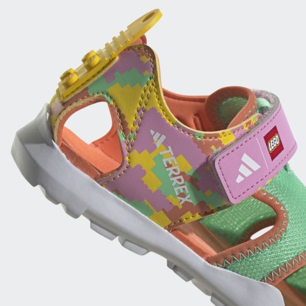 Adidas Terrex X Lego Capitaine Toey Sandales Lueur Verte