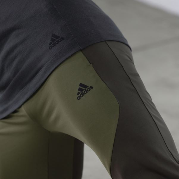 Pantalon De Jogging D'entraînement De Yoga Adidas Olive