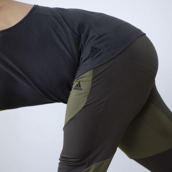 Pantalon De Jogging D'entraînement De Yoga Adidas Olive