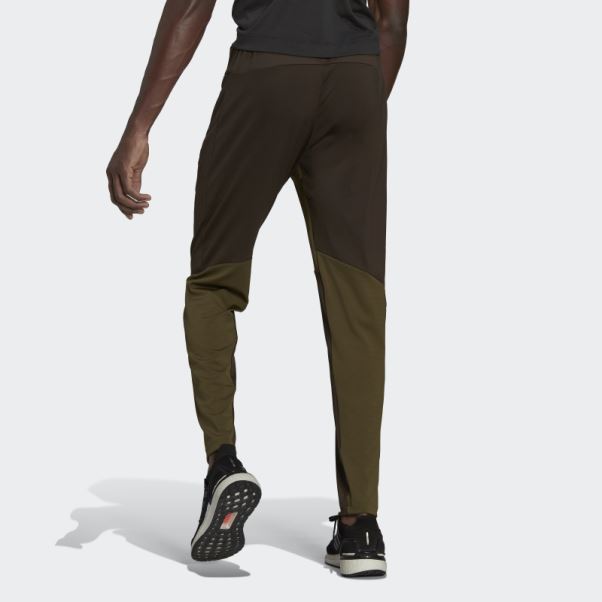 Pantalon De Jogging D'entraînement De Yoga Adidas Olive