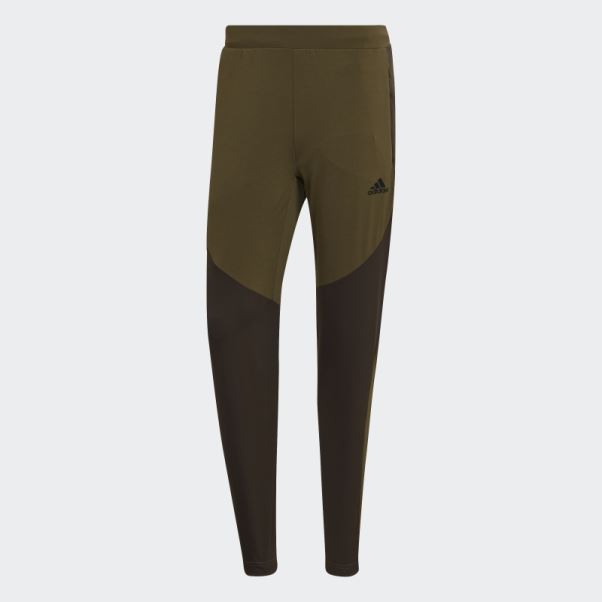 Pantalon De Jogging D'entraînement De Yoga Adidas Olive