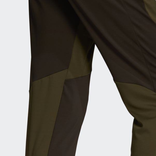 Pantalon De Jogging D'entraînement De Yoga Adidas Olive