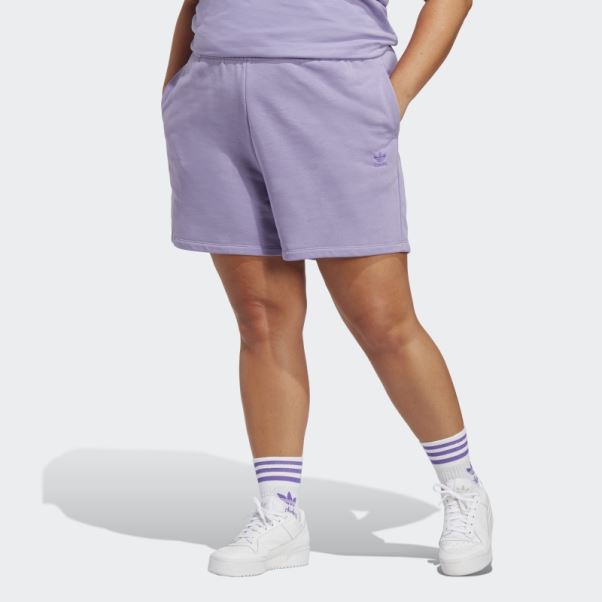 Short Adicolor Essentials French Terry (grande Taille) Adidas Lilas