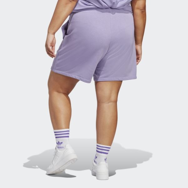 Short Adicolor Essentials French Terry (grande Taille) Adidas Lilas