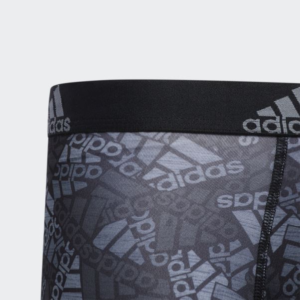 Boxer Sport Performance Graphique Noir 4 Paires Adidas