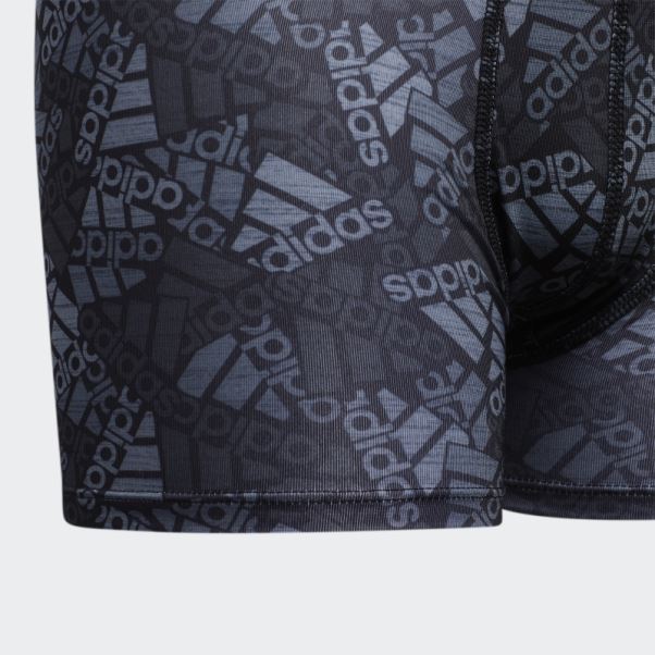Boxer Sport Performance Graphique Noir 4 Paires Adidas