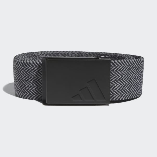 Ceinture De Golf Stretch Réversible Noir Adidas