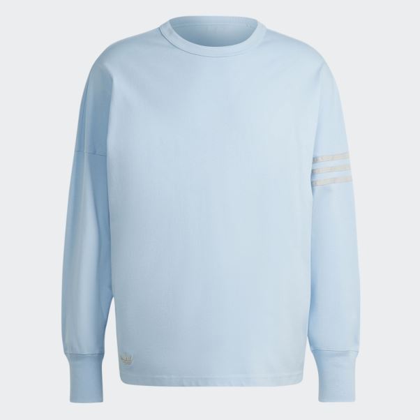 Sky Adidas Adicolor Neuclassics T-shirt à Manches Longues