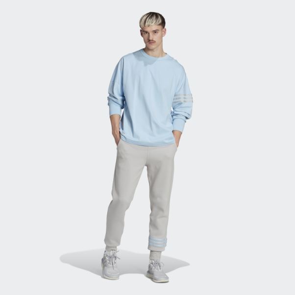 Haut à Manches Longues Adidas Adicolor Neuclassics Sky